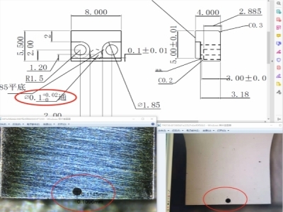 微孔加工-鏡面模具鋼最小孔0.1mm